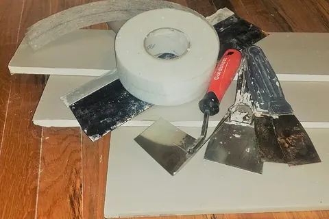 Drywall joint tape and finishing tools